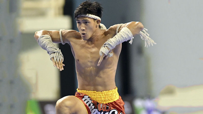 Vietnamese Muaythai fighter beats Chinese rival to win gold at ABG5