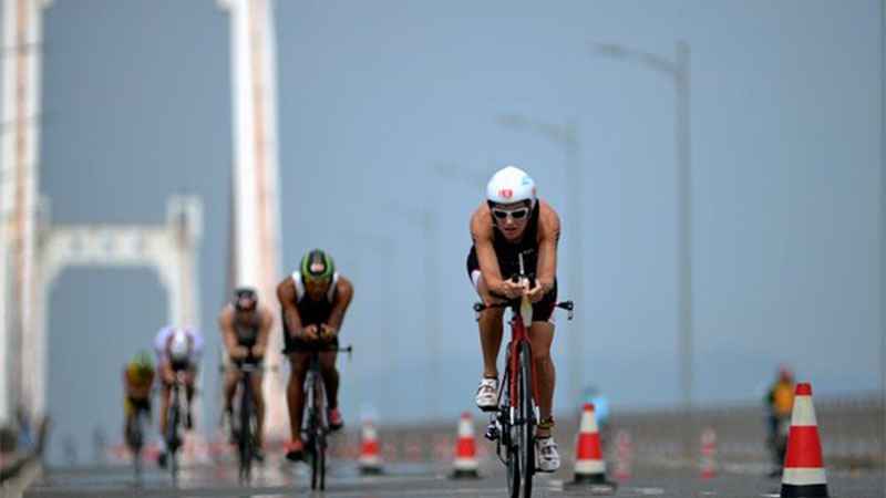 International triathlons this coming weekend