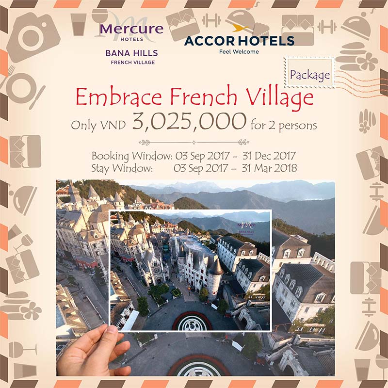 Mercure Bana Hills French Village – Embrace French Village package