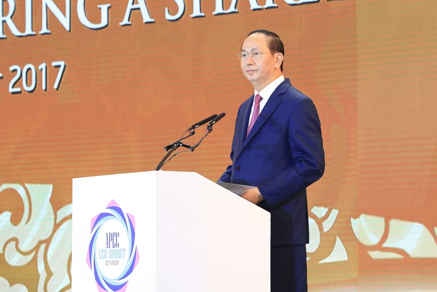 Opening Remarks by President of Viet Nam H.E. Tran Dai Quang at the Opening Session of APEC CEO Summit