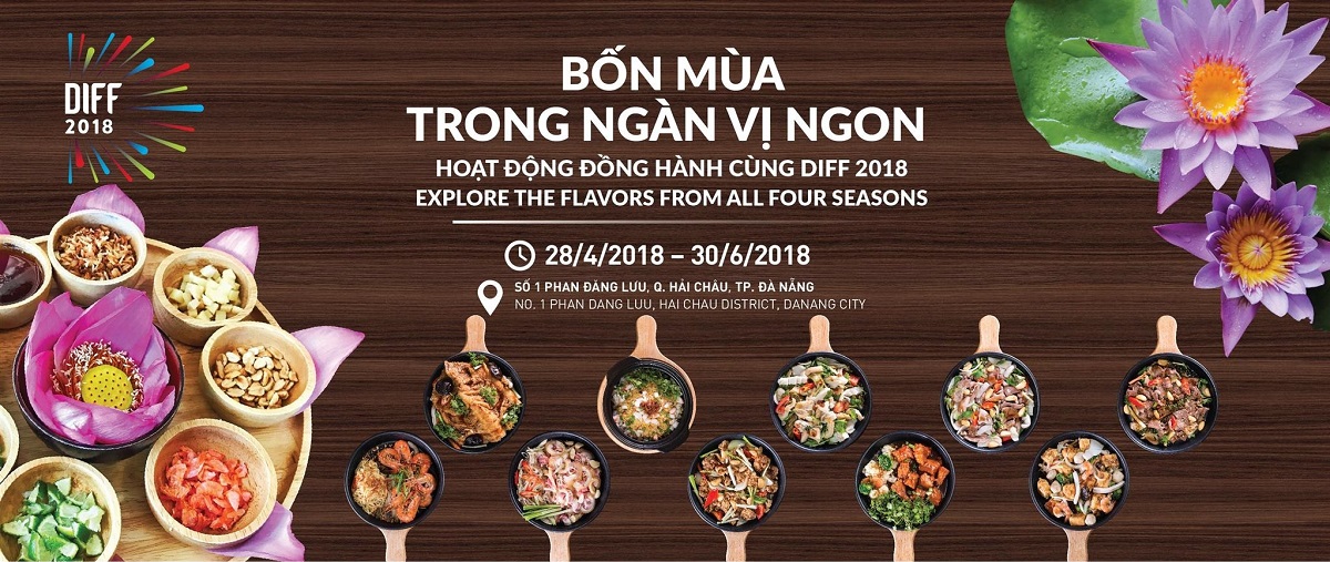 Không gian ẩm thực "Bốn mùa hương sắc” tại Sun World Danang Wonders