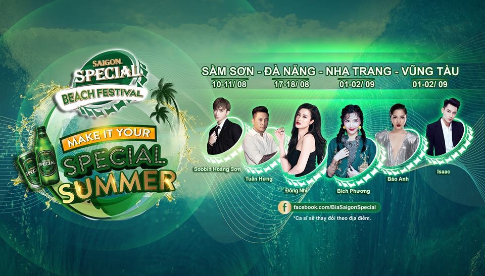 Saigon Special Beach Festival 2018 đổ bộ Đà Nẵng 17-18.08