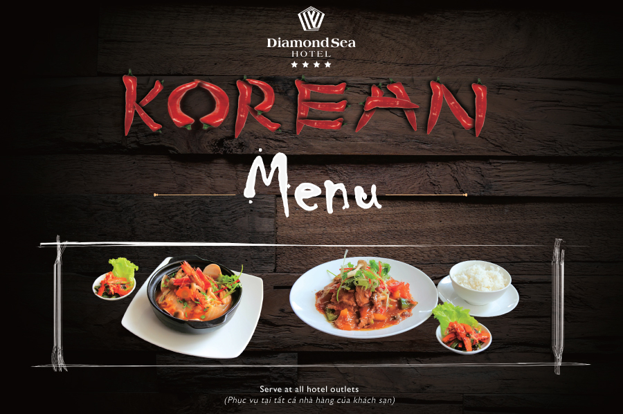 Thưởng thức ẩm thực Hàn Quốc tại Diamond Sea Hotel Đà Nẵng