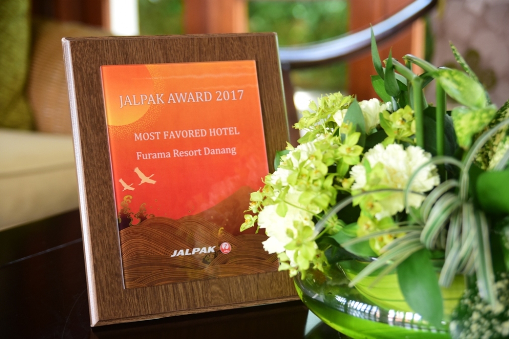 Giải thưởng “JALPAK” Nhật Bản ghi nhận Furama Resort Danang là “Khách sạn được yêu thích nhất 2017” 1