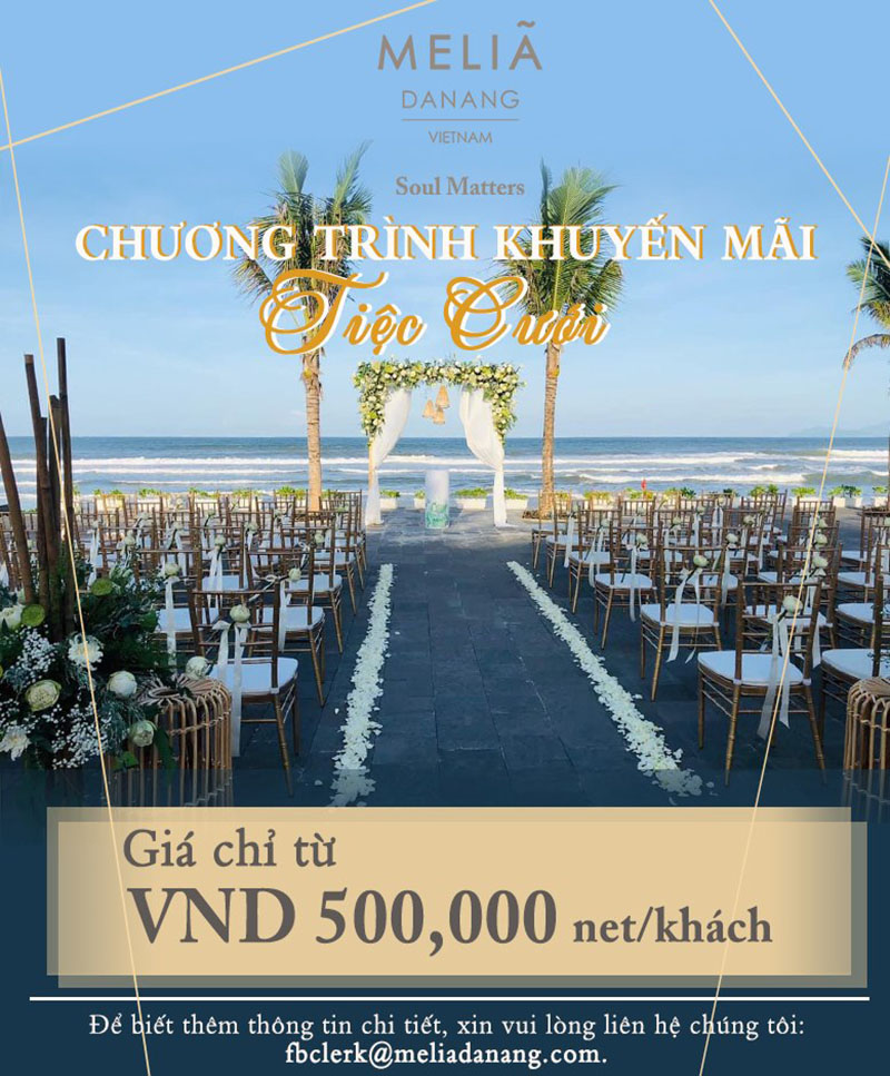 Melia Danang Trai Nghiem Dich Vu Cuoi Dang Cap Tai Da Nang