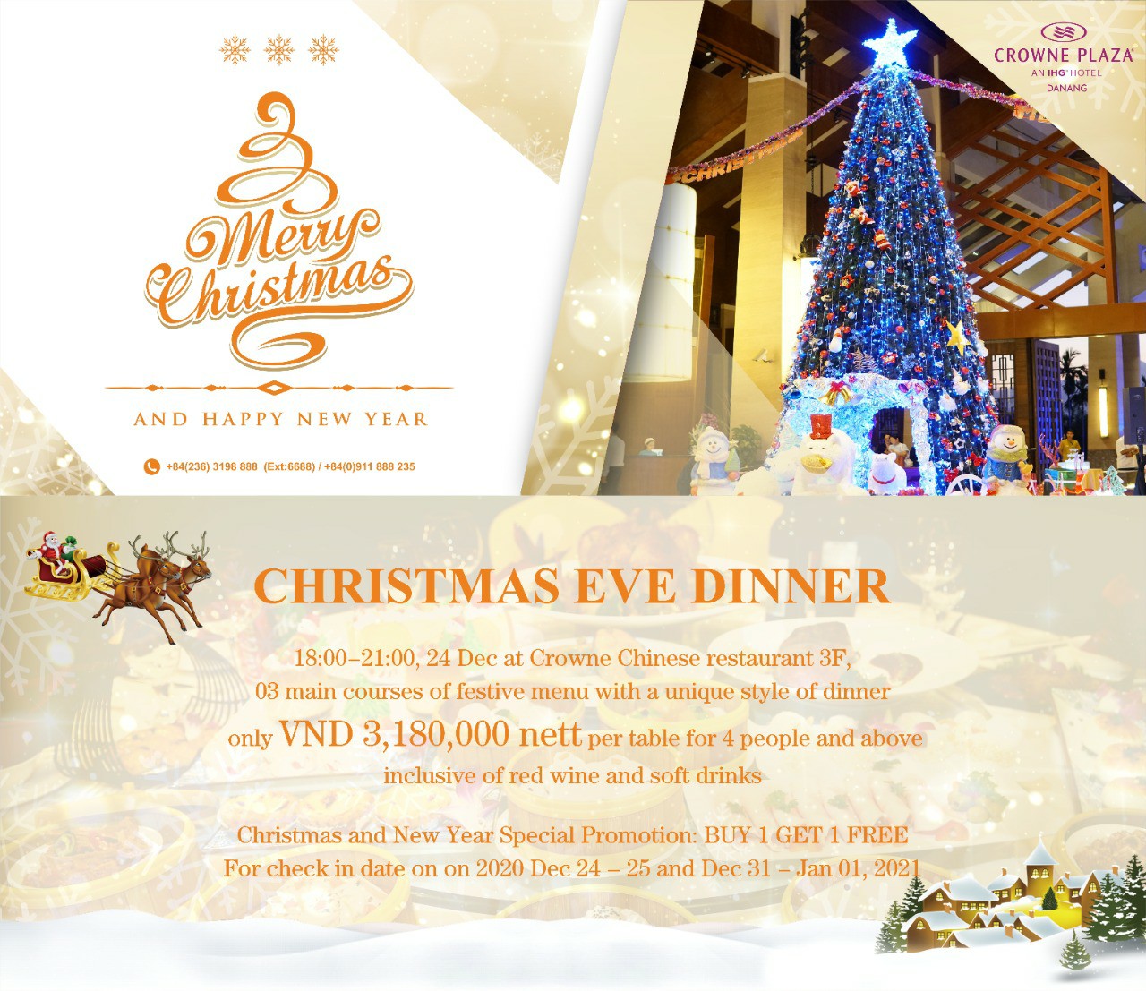 Warming Up Your Christmas Eve Night In Crowne Plaza Danang 05