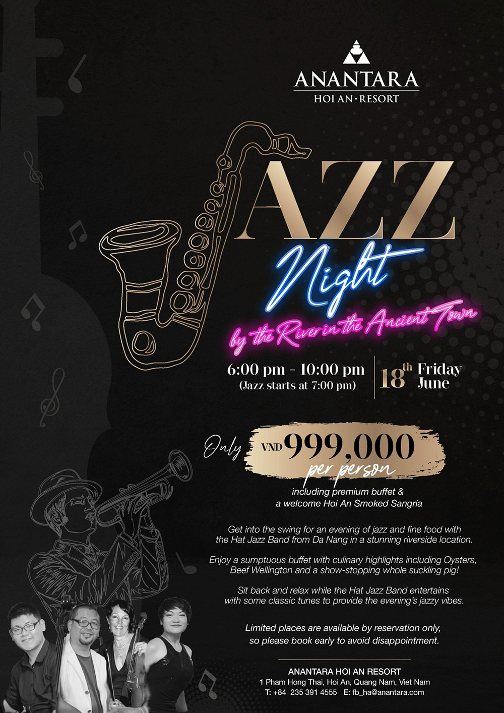 Dem Nhac Jazz Ben Bo Song Tai Pho Co Hoi An 01