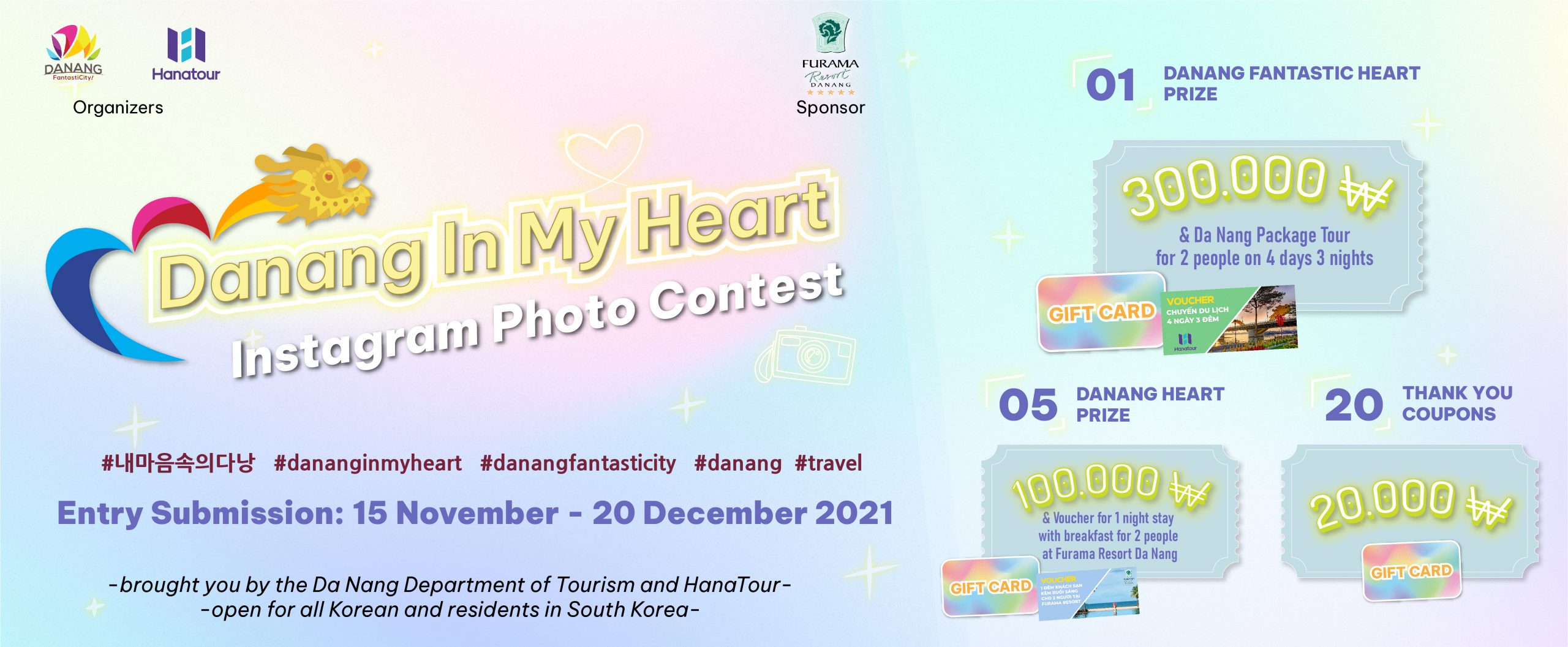 Danang in my heart photo contest website banner