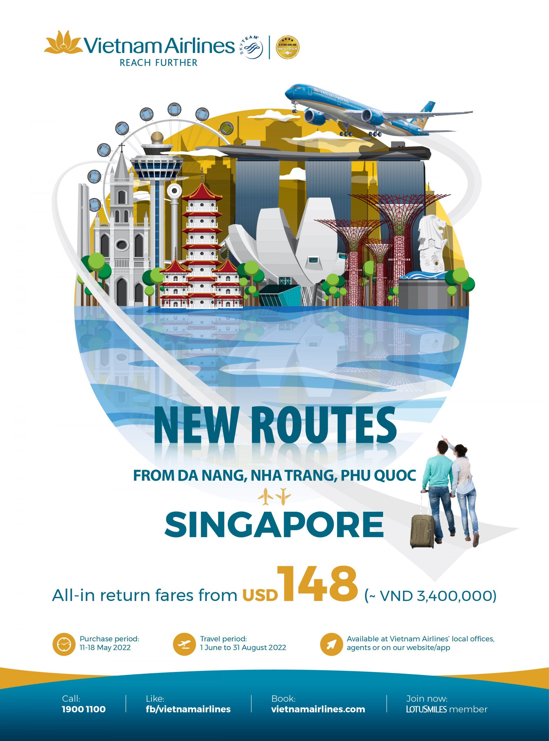 Special Fares For New Routes Between Vietnam And Singapore