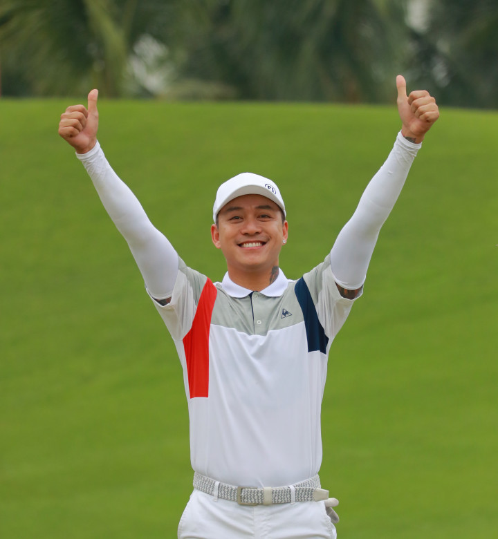 Ca Si Tuan Hung Va A Hau Huyen My Tham Du Giai Pro Am Brg Open Golf Championship Danang 2022