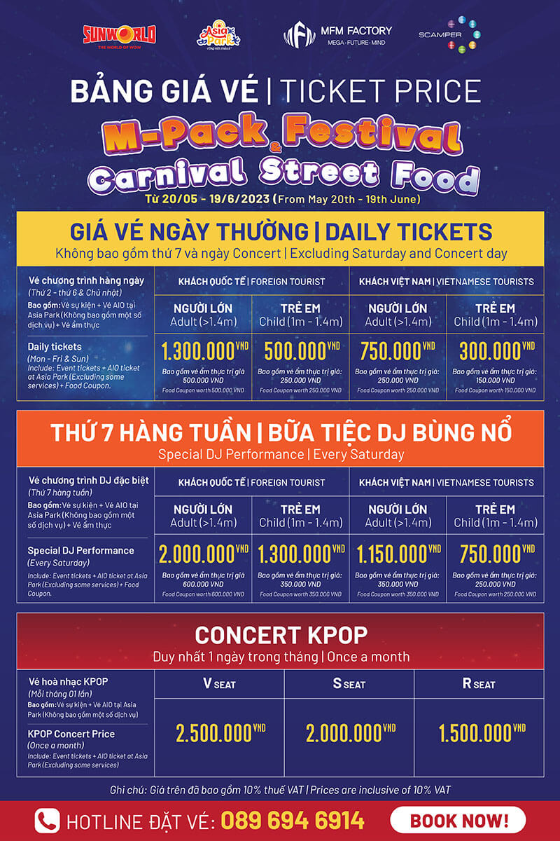 M Pack Festival Carnival Street Food Kham Pha Mua He Ruc Ro Le Hoi Tai Asia Park Cong Vien Chau A 2023 02