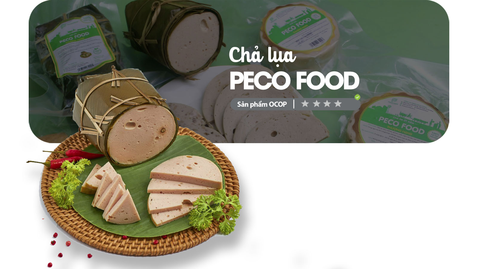 Chả Lụa Peco Food – Sản Phẩm OCOP Đà Nẵng