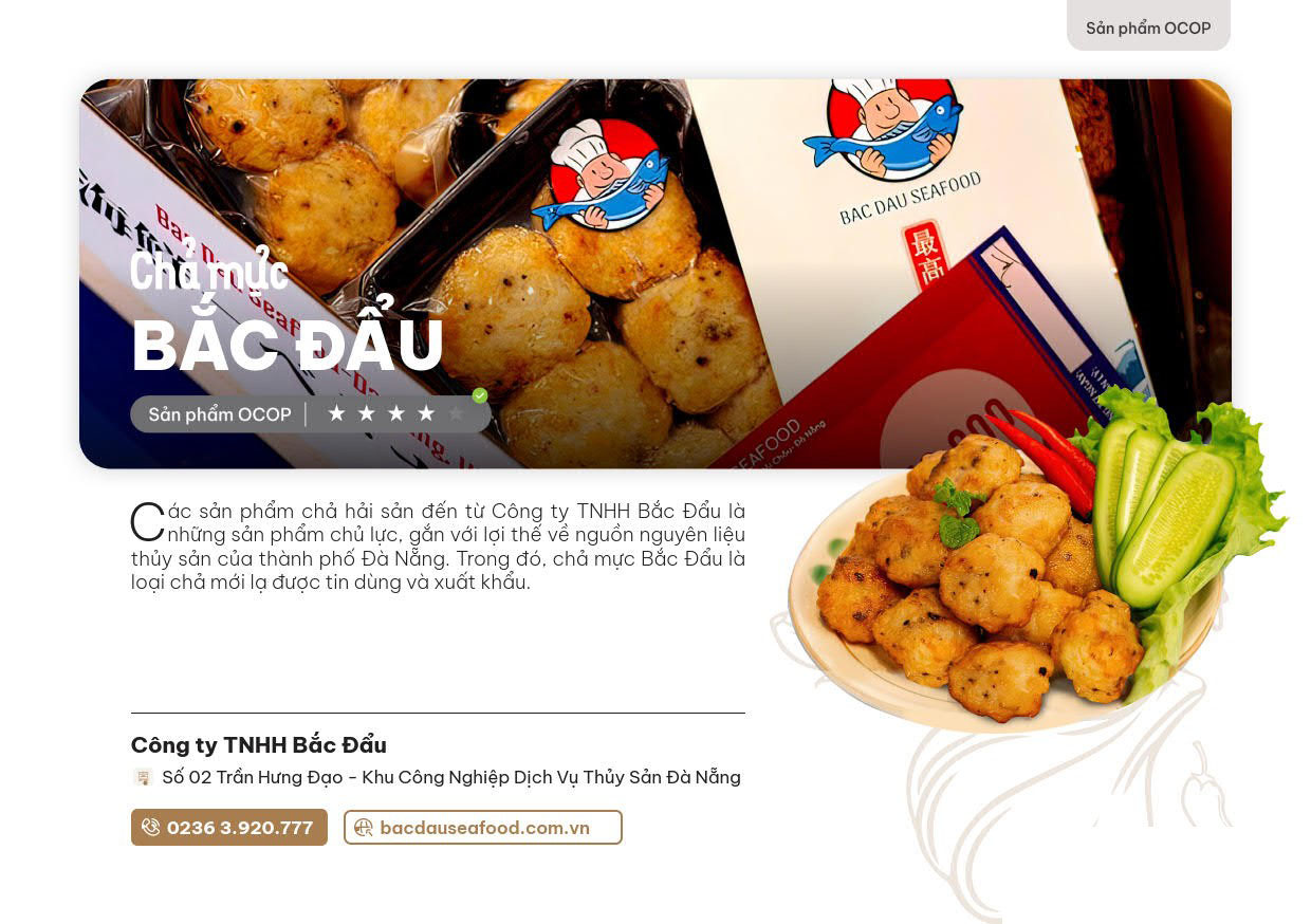Cha Muc Bac Dau San Pham Ocop Da Nang