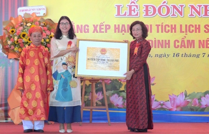 Dinh Lang Cam Ne Duoc Cong Nhan Di Tich Lich Su Cap Thanh Pho