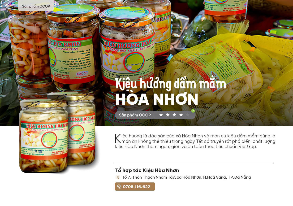 Kieu Huong Hoa Nhon San Pham Ocop Da Nang