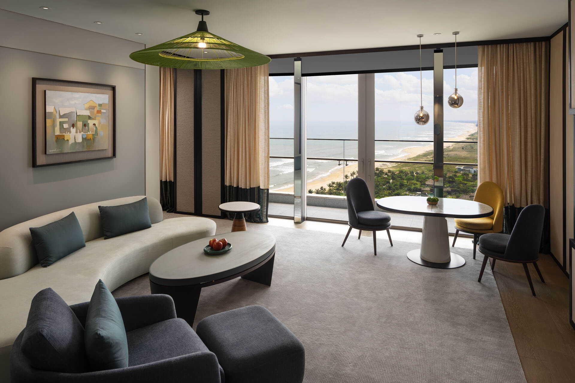 Deluxe Ocean Suite Living Room New World Hoiana Beach Resort Duy Xuyen Hoi An Quang Nam Da Nang 01