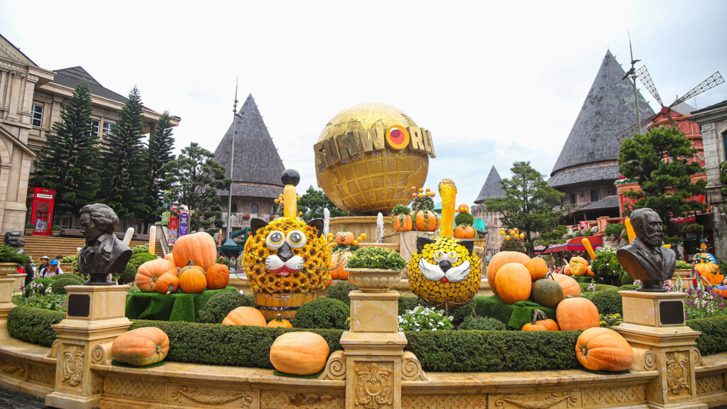 Sun World Ba Na Hills Dem Mua Vang Boi Thu Ve Tren Dinh Ba Na