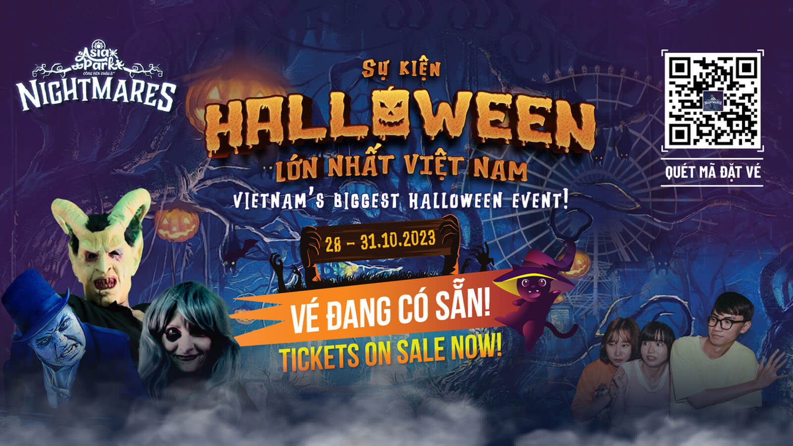 Asia Park: Sống trong cơn ác mộng cùng sự kiện Halloween quy mô lớn nhất Việt Nam