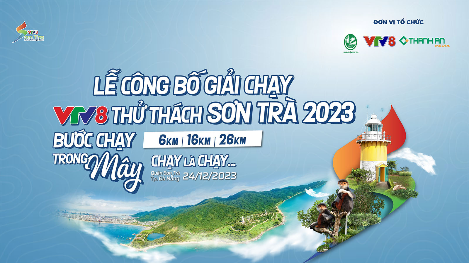 Giải chạy bộ “VTV8 Sơn Trà Run Challenge 2023” với thông điệp “Bước chạy trong mây – Chạy là chạy …”