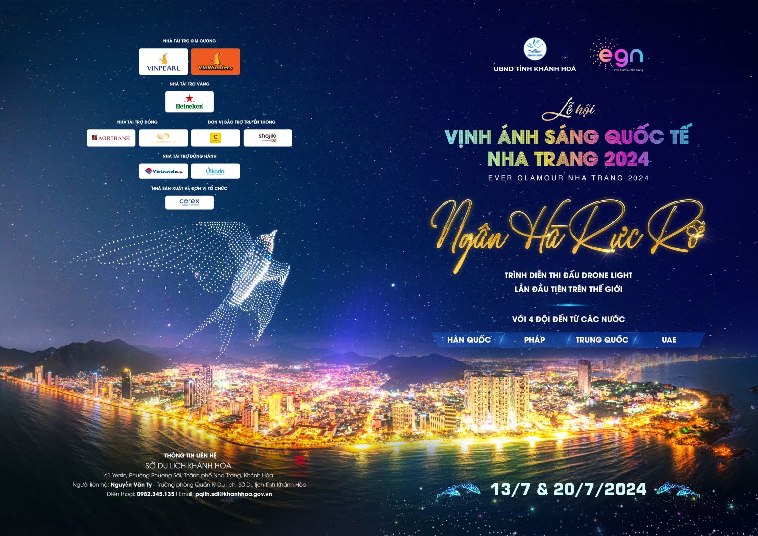 Lễ hội Vịnh ánh sáng quốc tế Nha Trang 2024