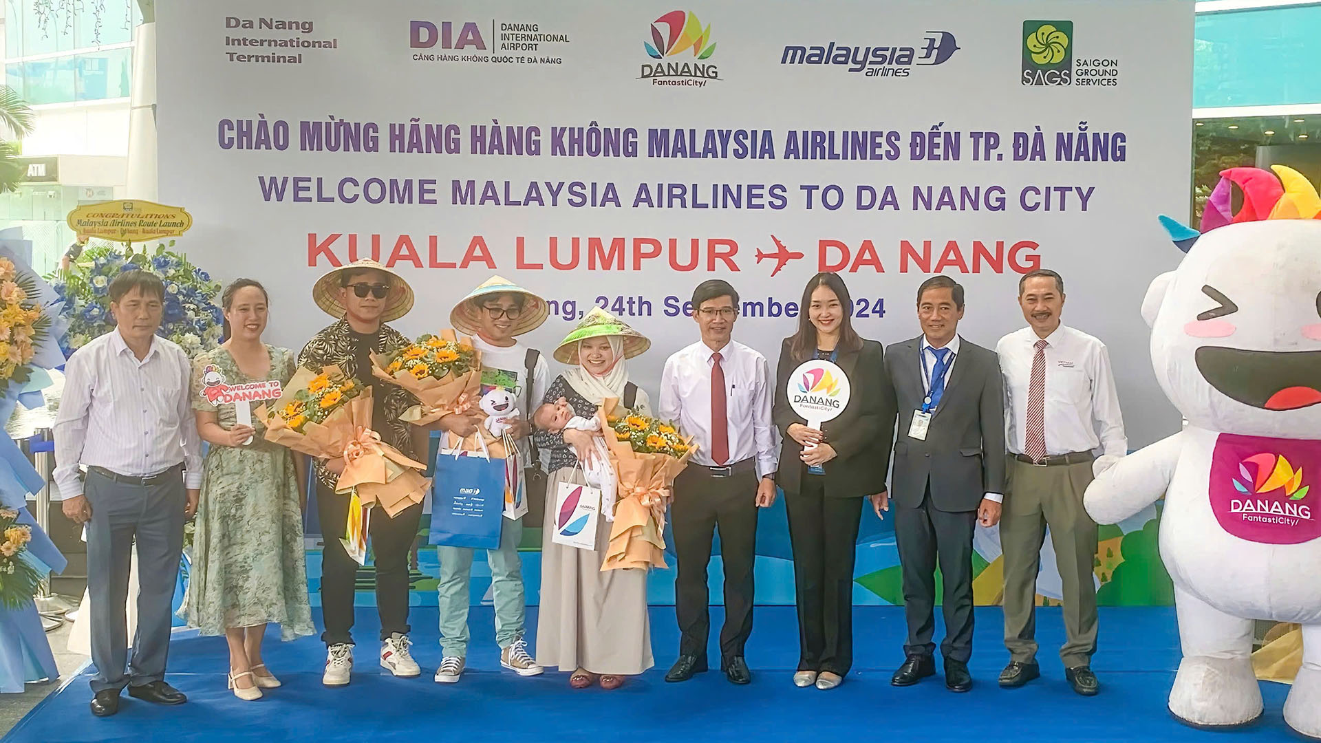 Da Nang welcomes Malaysian National Airline opening a new route to the city in 2024