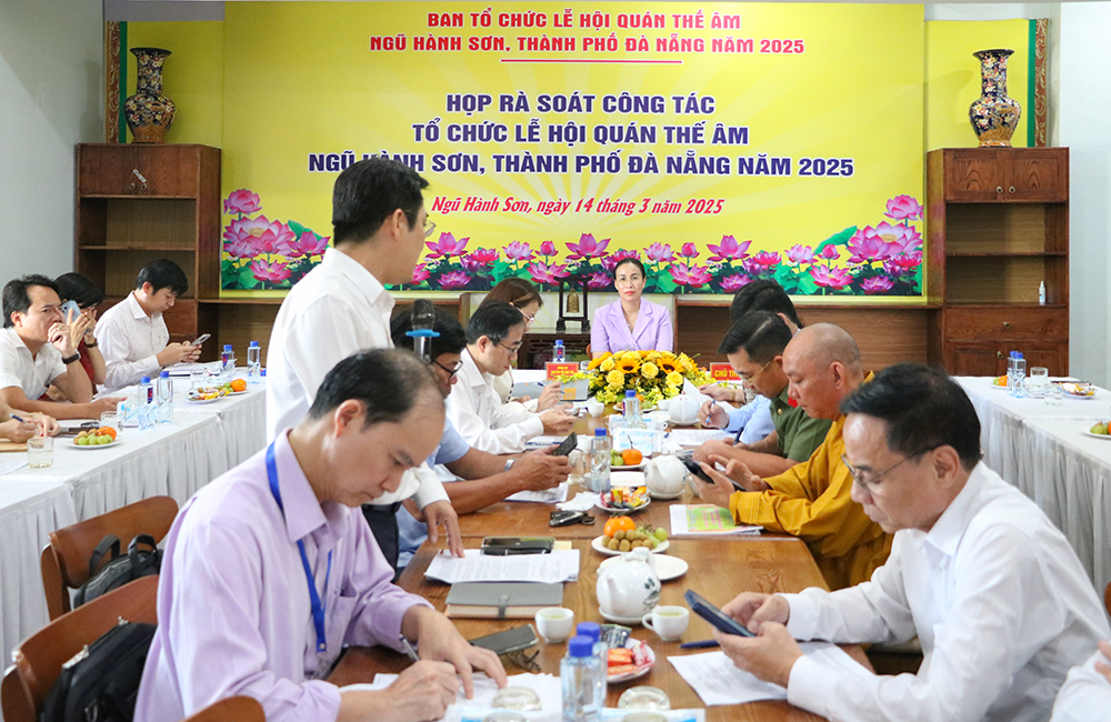 Bảo đảm các hoạt động Lễ hội Quán Thế Âm năm 2025 diễn ra an toàn, văn minh