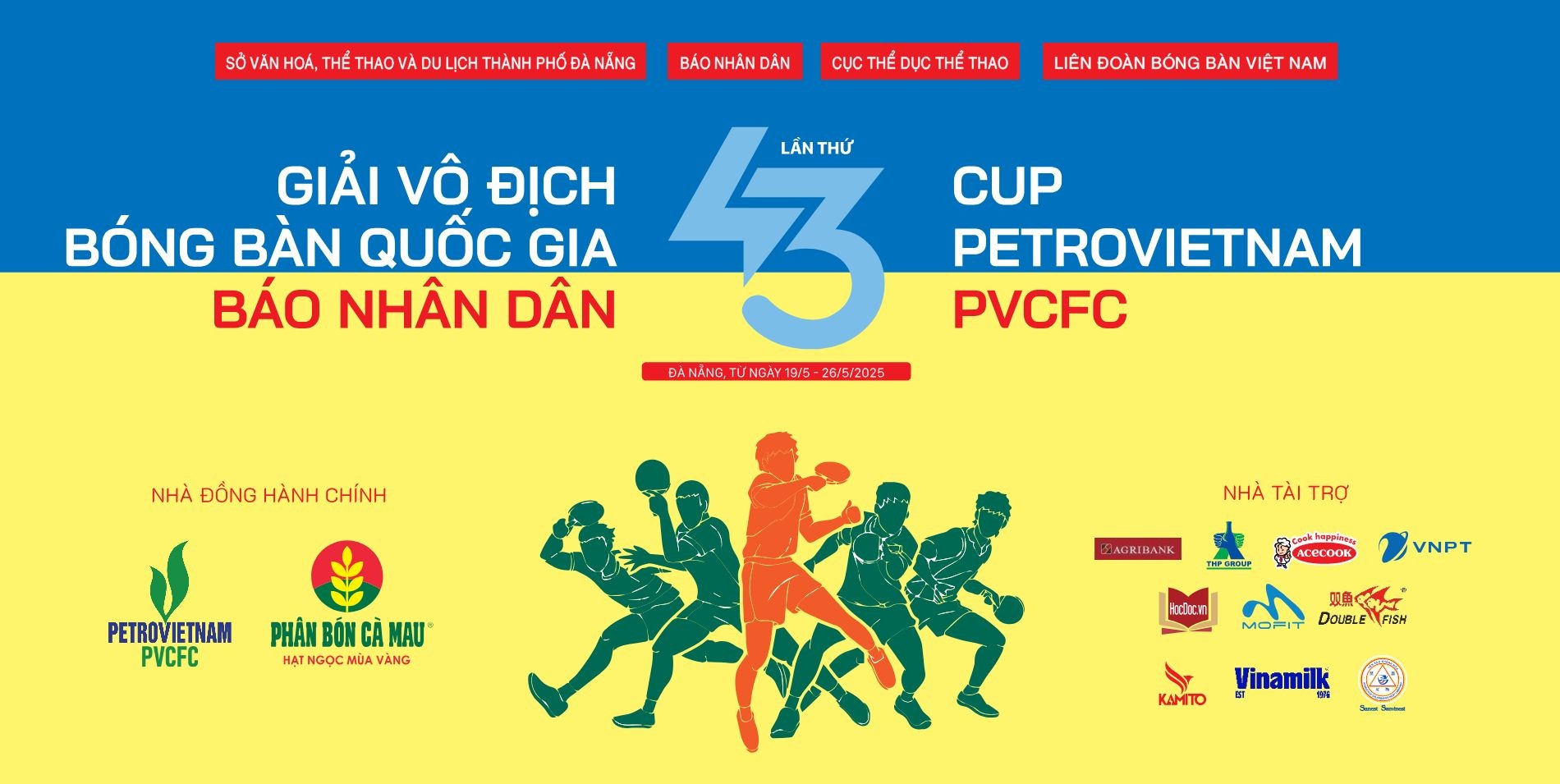 [Infographic] Lịch thi đấu Giải vô địch bóng bàn quốc gia Báo Nhân Dân lần thứ 43 tại Đà Nẵng