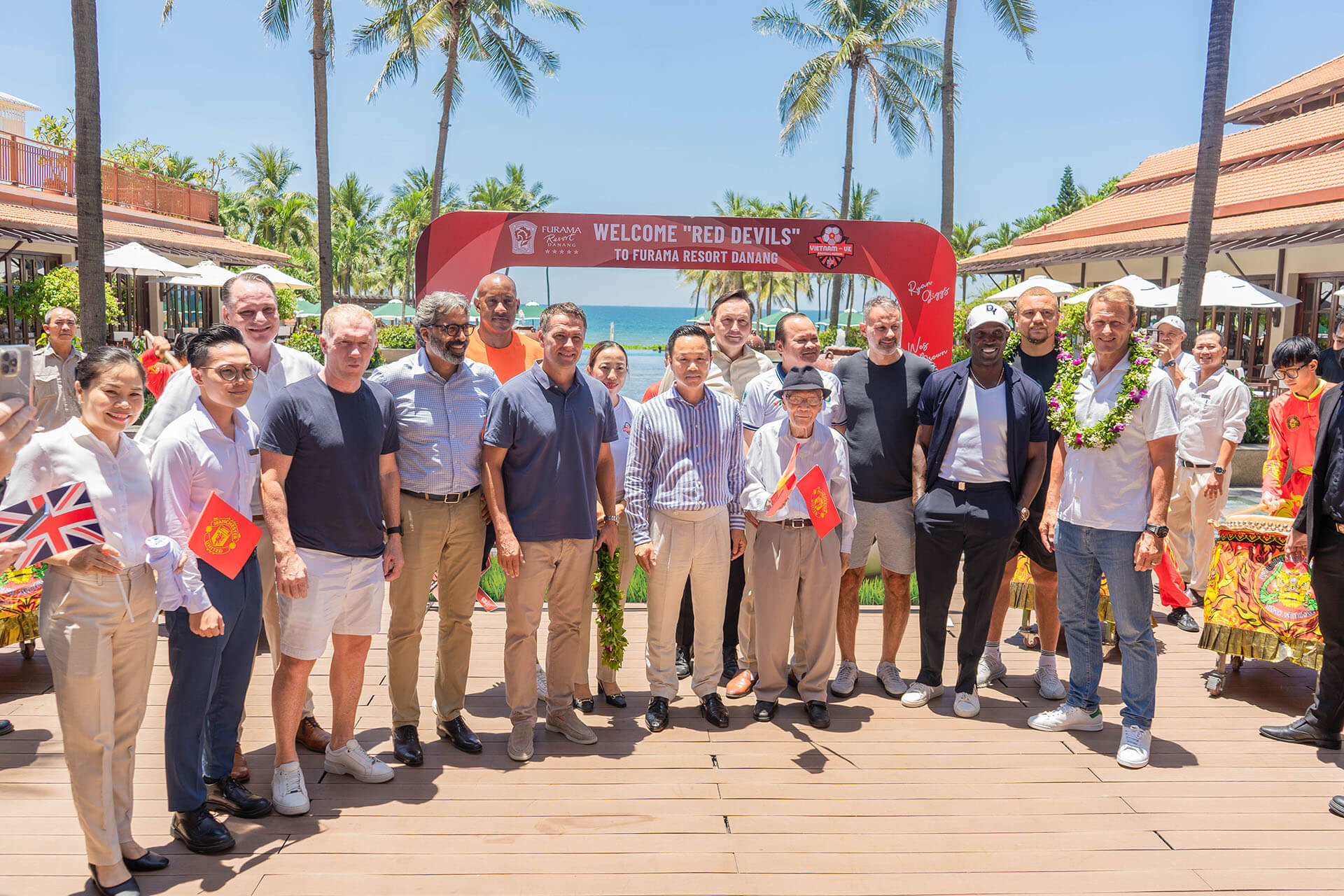 Furama Resort Đà Nẵng đón tiếp những huyền thoại Manchester United