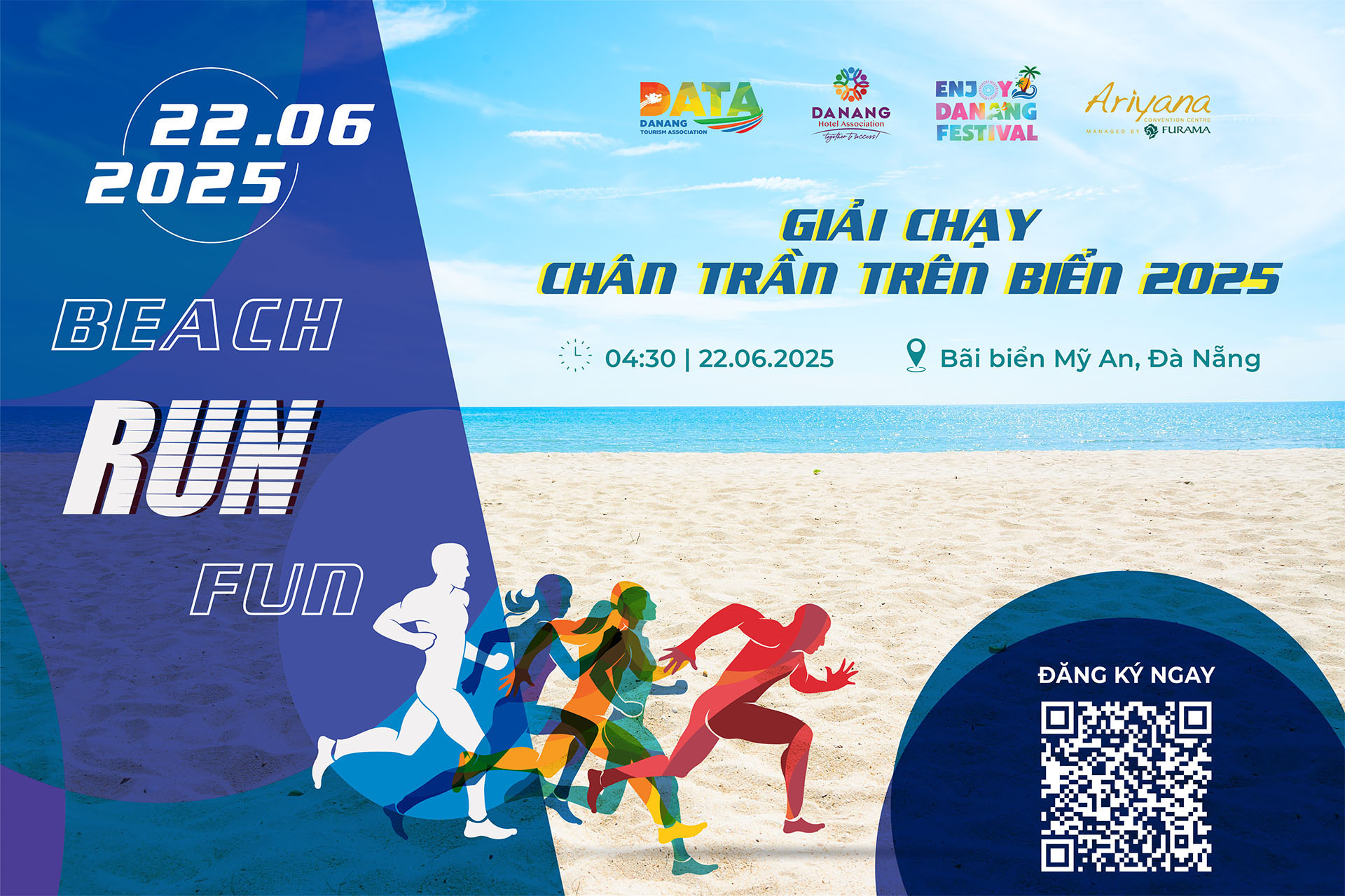 Giải chạy chân trần trên biển 2025 | MIỄN PHÍ THAM GIA | 22.06.2025
