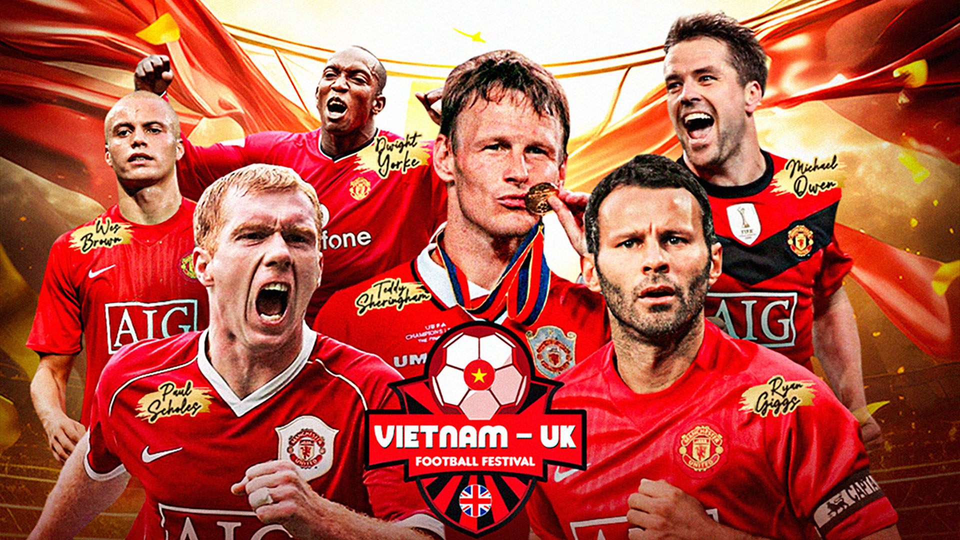 Thông tin FAN FEST | Chào đó các huyền thoại Manchester United