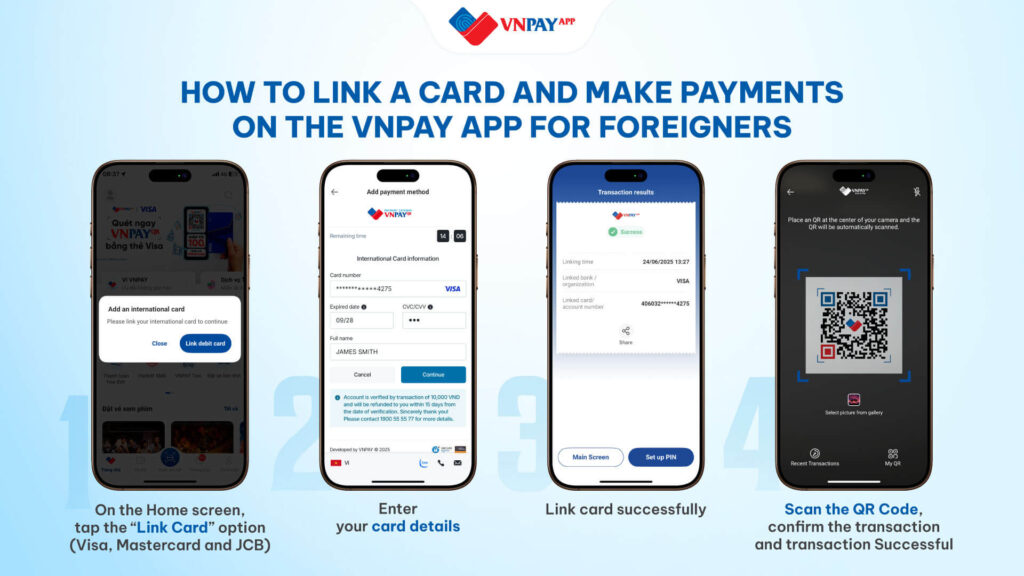 Hướng dẫn sử dụng ứng dụng VNPAY dành cho khách quốc tế 2