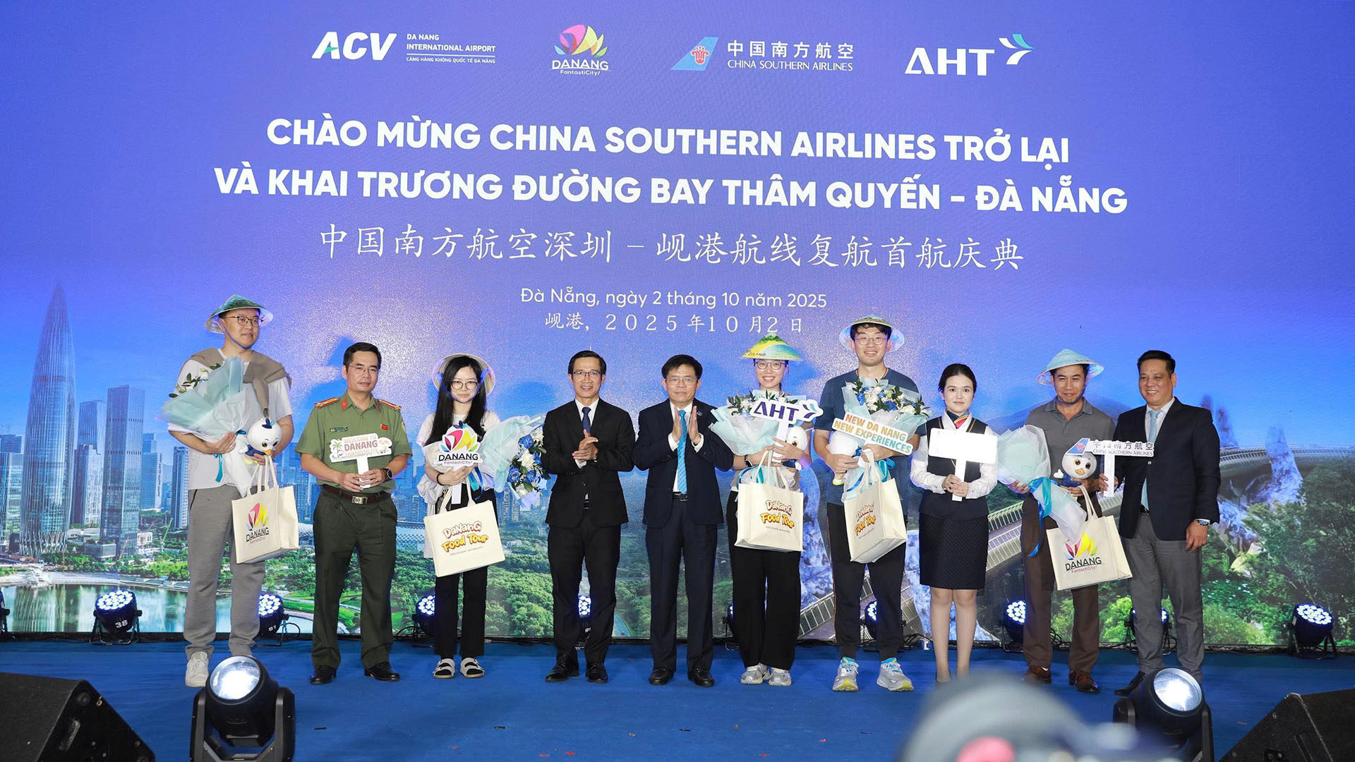 Da Nang welcomes the return of China Southern Airlines with the Shenzhen (China) – Da Nang (Vietnam) route