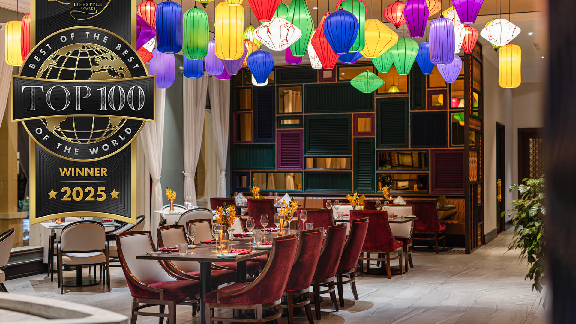 Madame Son Restaurant at Danang Marriott Resort & Spa named among top 100 Restaurants 2025