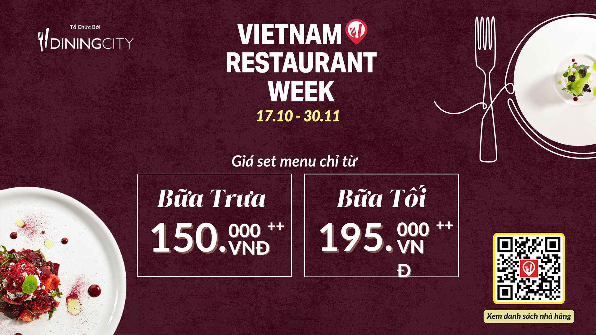 Tuần Lễ Nhà Hàng Việt Nam – Mùa Thu 2025