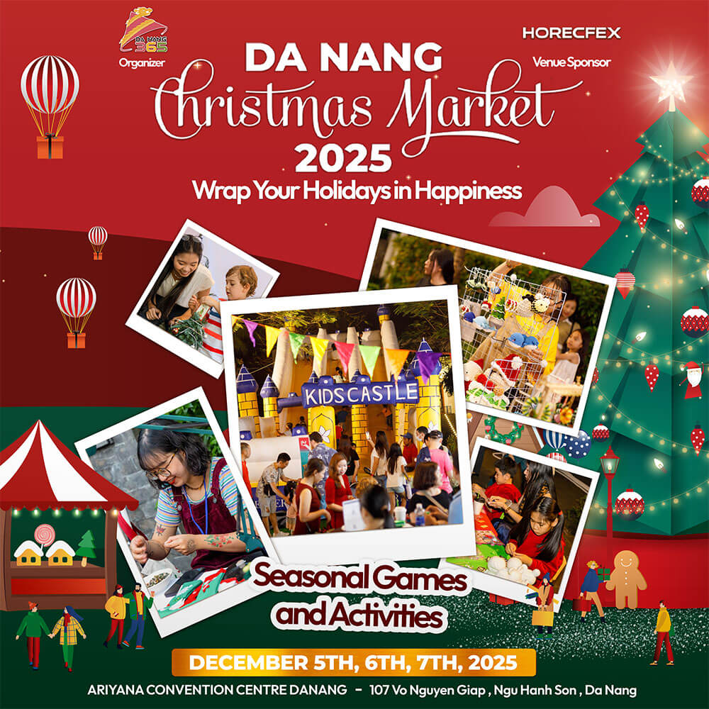 Danang Christmas Market 2025 returns for its third season seasonal games and activities