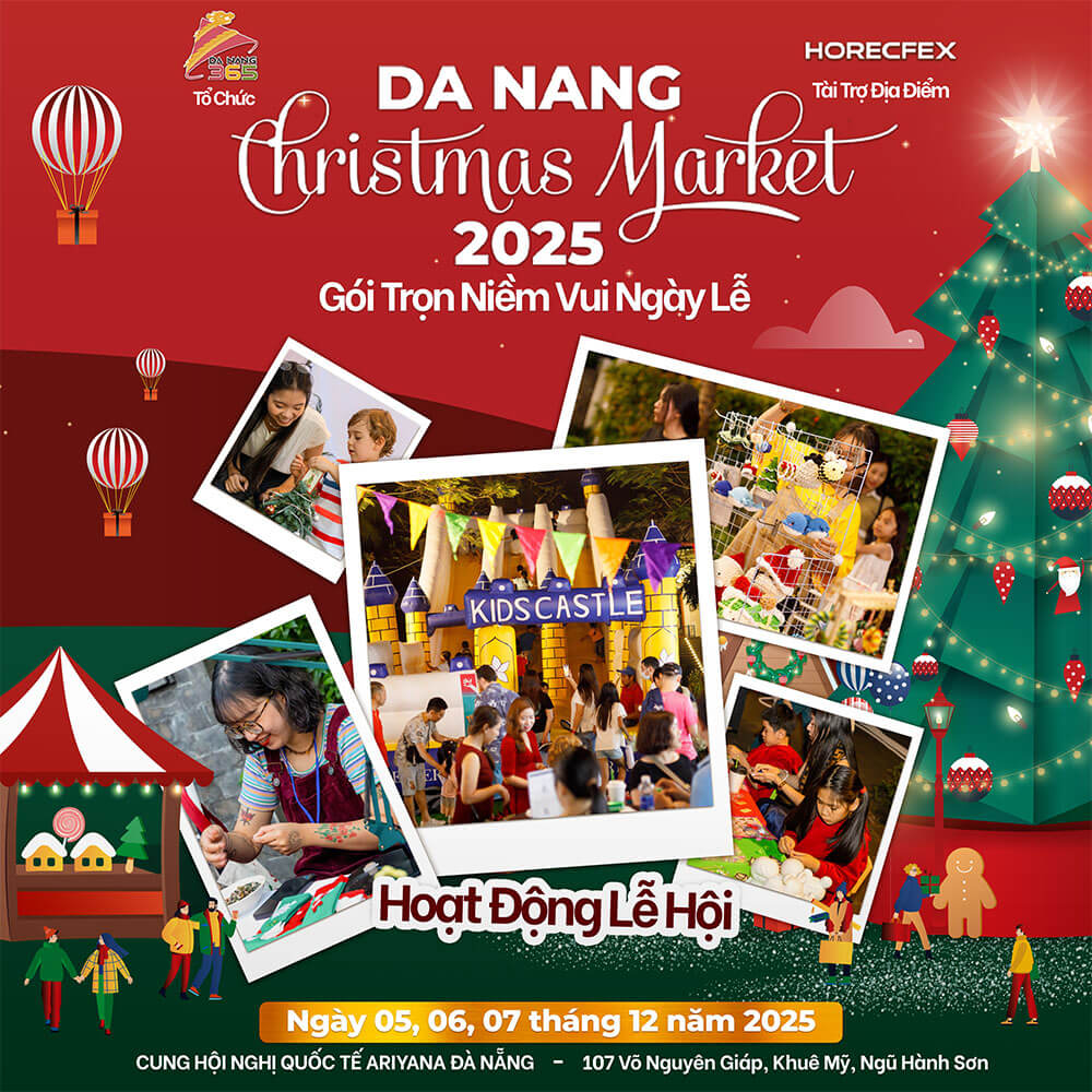 Hoạt động lễ hội " Danang Christmas Market 2025 trở lại vào mùa thứ 3
