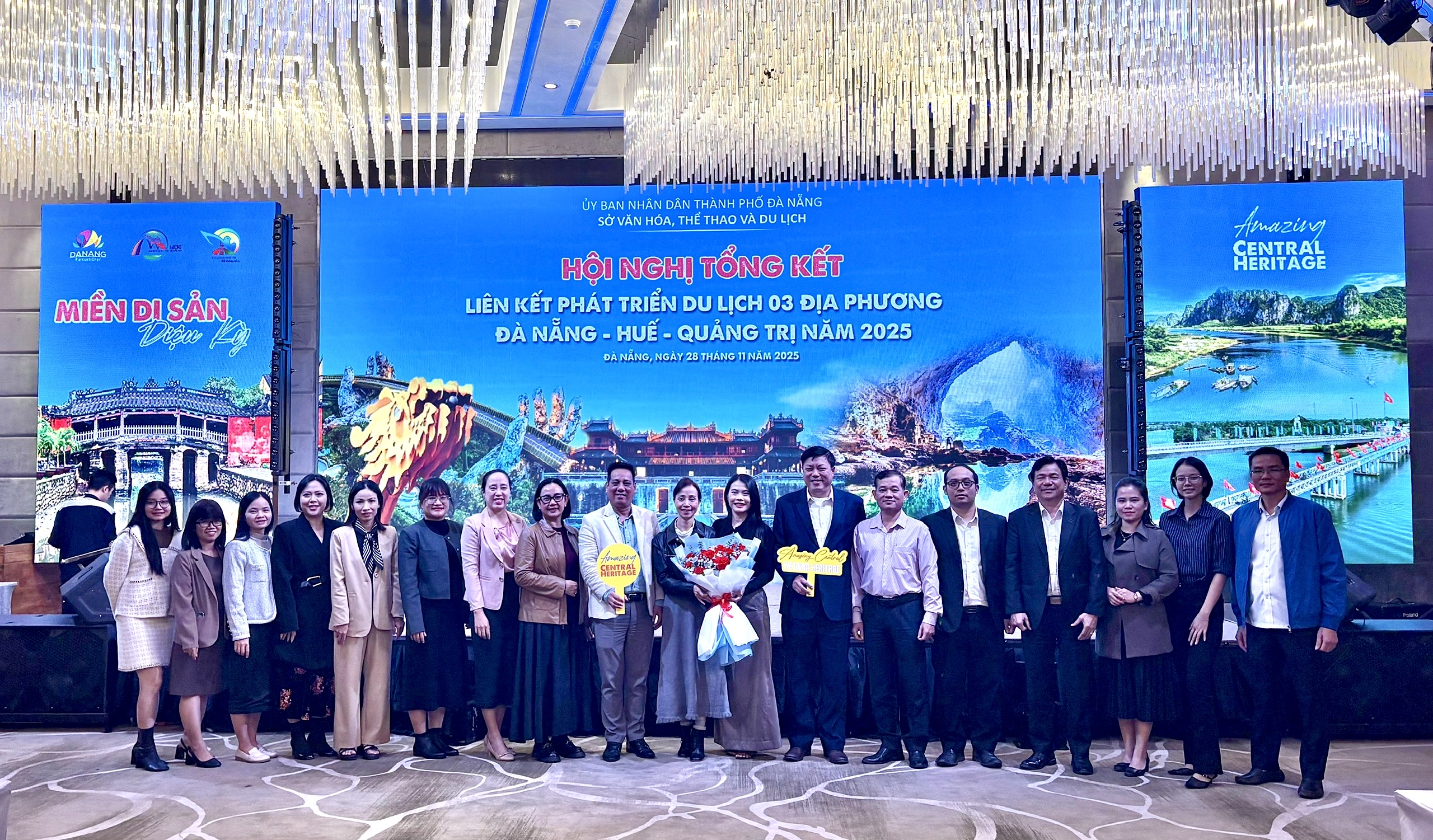 Hội nghị tổng kết liên kết phát triển du lịch 03 địa phương Đà Nẵng – Huế – Quảng Trị năm 2025