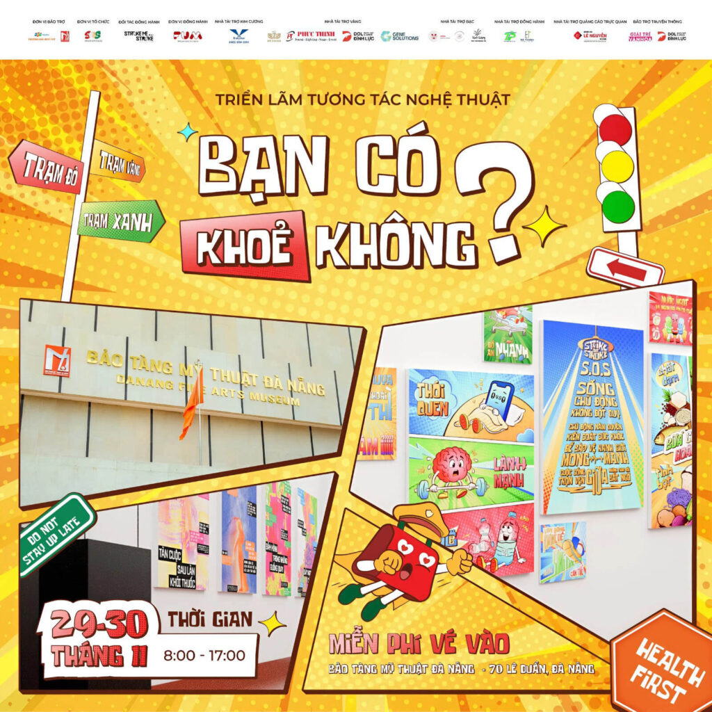 Triển lãm tương tác nghệ thuật “Bạn có khỏe không?” –Thuộc dự án “Strike Out Stroke”
