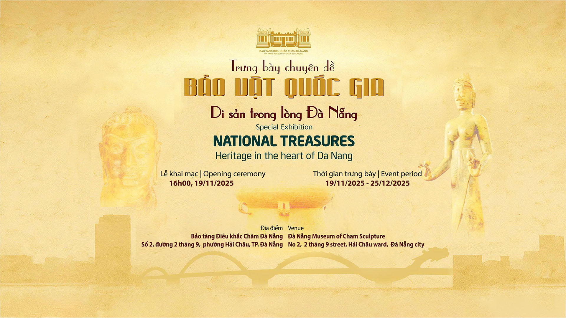 Trưng bày chuyên đề “Bảo vật quốc gia – Di sản trong lòng Đà Nẵng”