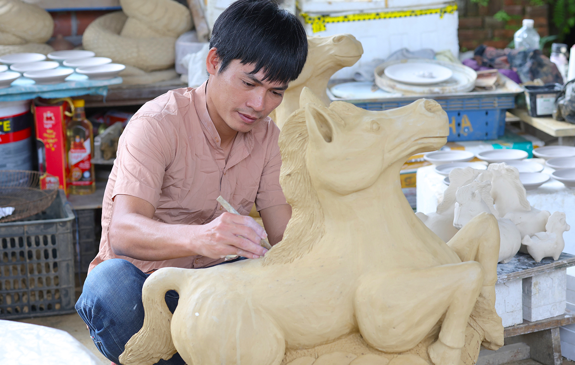 Spring at Thanh Ha Pottery Village – When Earth and Fire Tell the Story of the Binh Ngo Tet