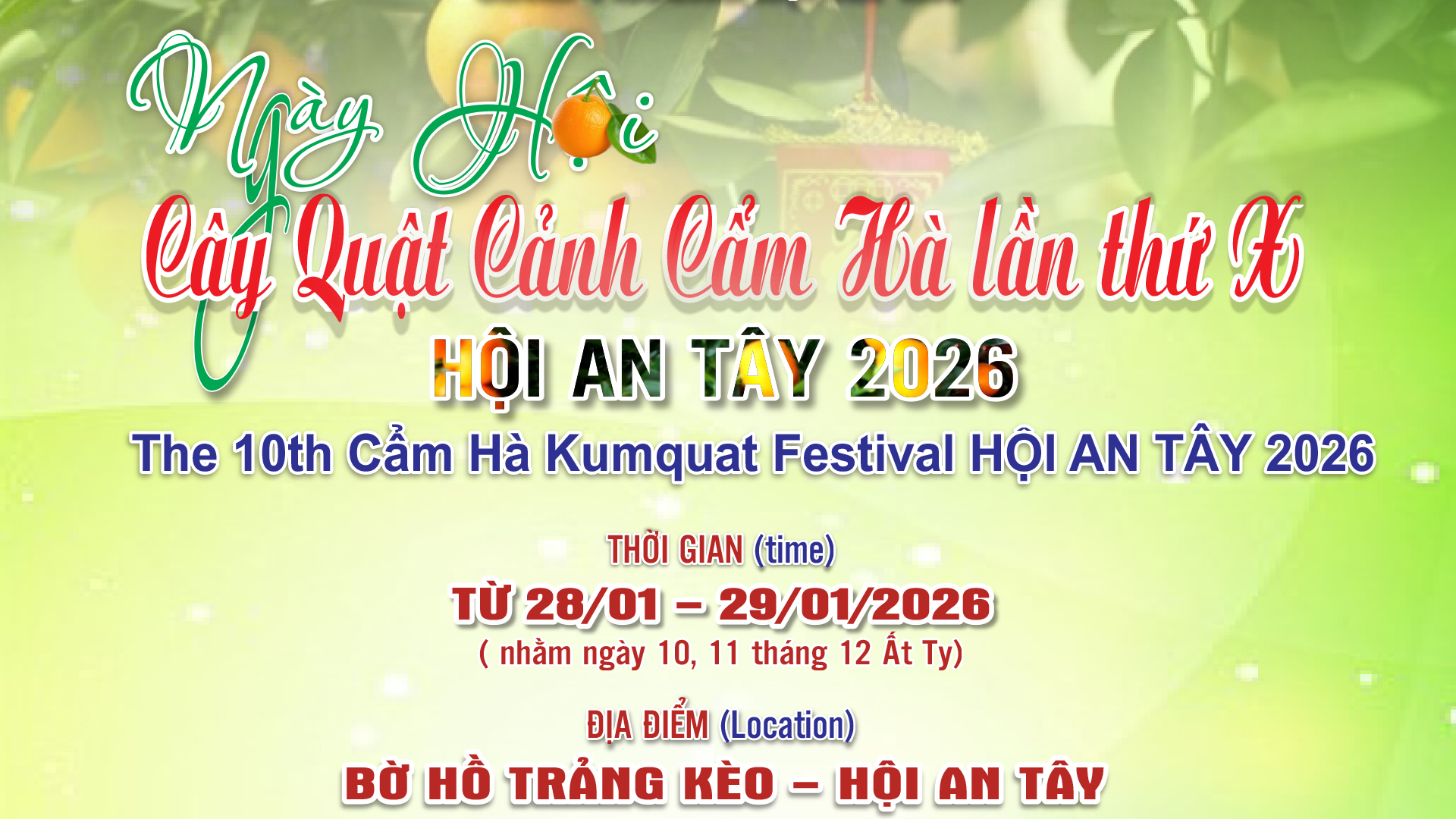 Chạm xuân Đà Nẵng tại Ngày hội cây quật cảnh Cẩm Hà Lần thứ X – Hội An Tây 2026