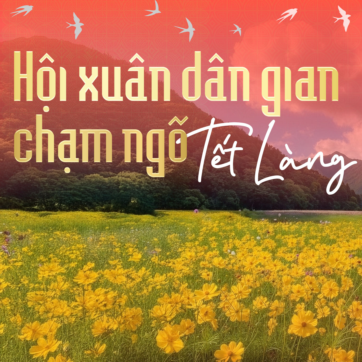 Đón Tết tại Làng Lá 