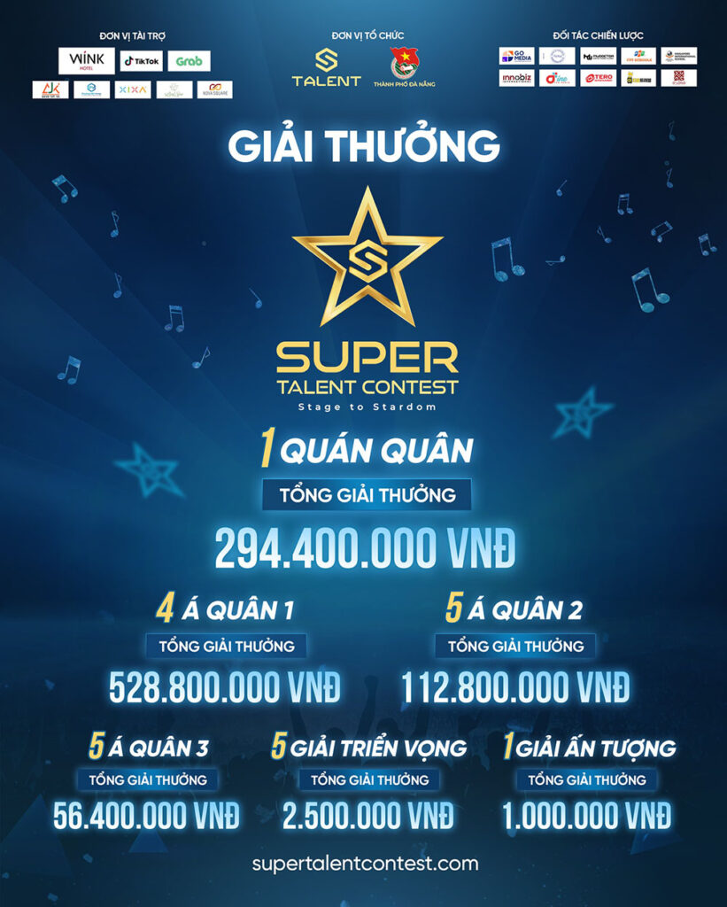 giai-thuong-hap-dan-cua-super-talent-contest-da-nang-2026dnf Hệ sinh thái đặc quyền và giải thưởng hấp dẫn là bước đệm vững chắc cho sự nghiệp nghệ thuật tương lai.