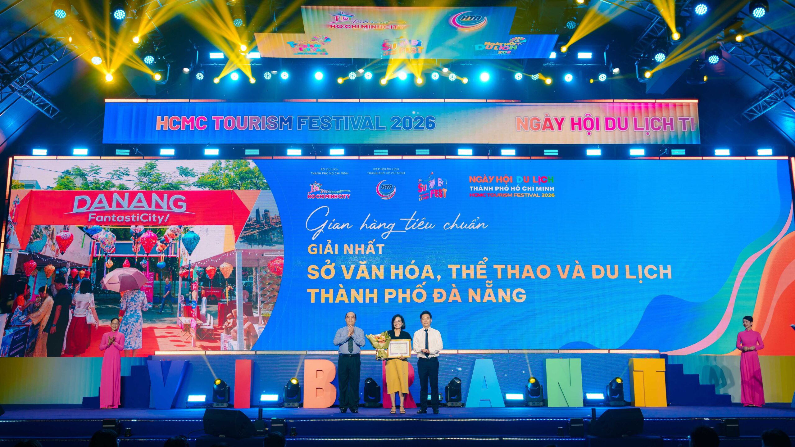 Gian hàng du lịch Đà Nẵng đạt Giải Nhất “Gian hàng tiêu chuẩn” tại Ngày hội Du lịch Thành phố Hồ Chí Minh lần thứ 22 năm 2026