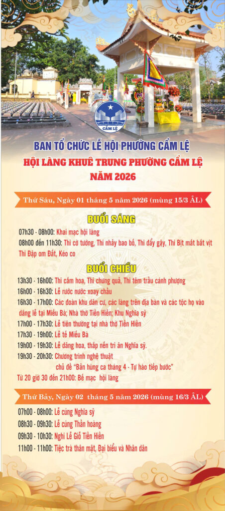 Hội làng Khuê Trung 2026 – Chạm về bản sắc trong nhịp sống Đà Nẵng