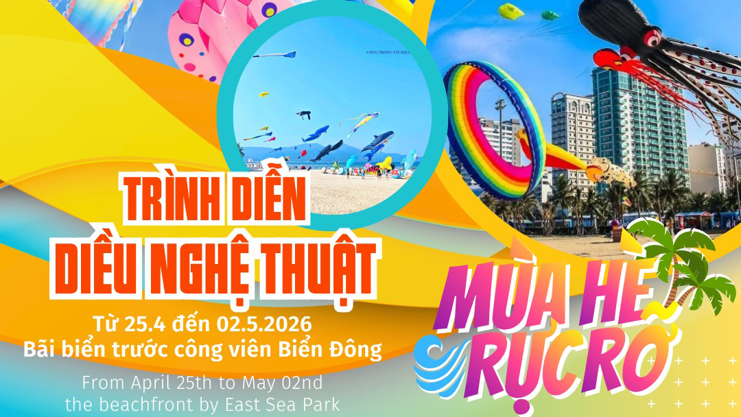 Trình diễn diều nghệ thuật – Chạm khoảnh khắc giữa mùa hè rực rỡ tại Đà Nẵng