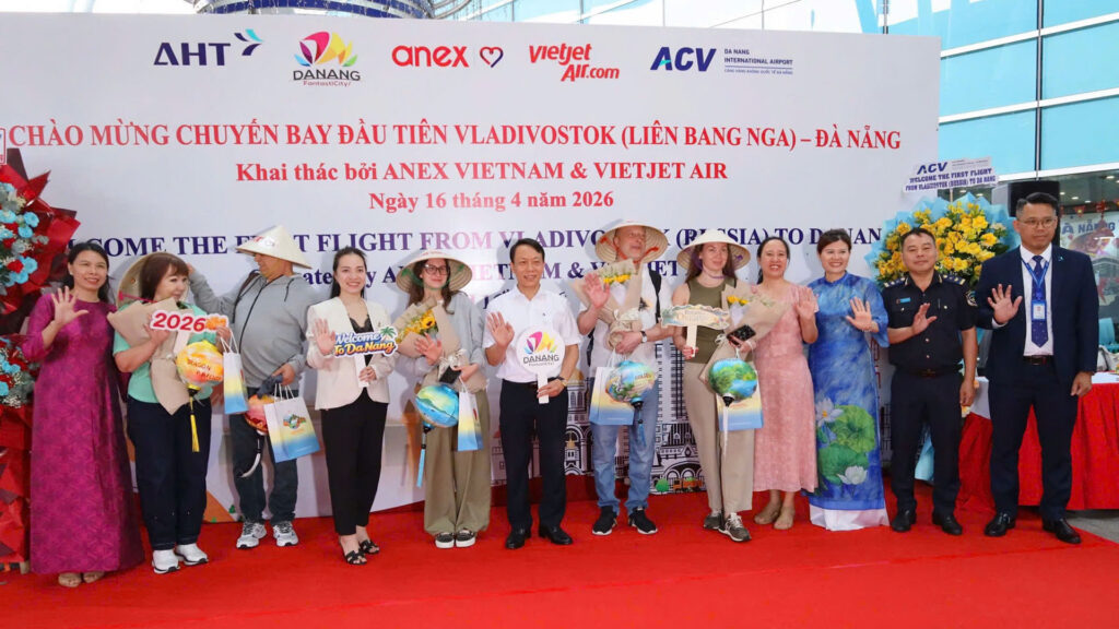 Đà Nẵng đón chuyến bay đầu tiên từ thị trường Nga (thành phố Vladivostok)