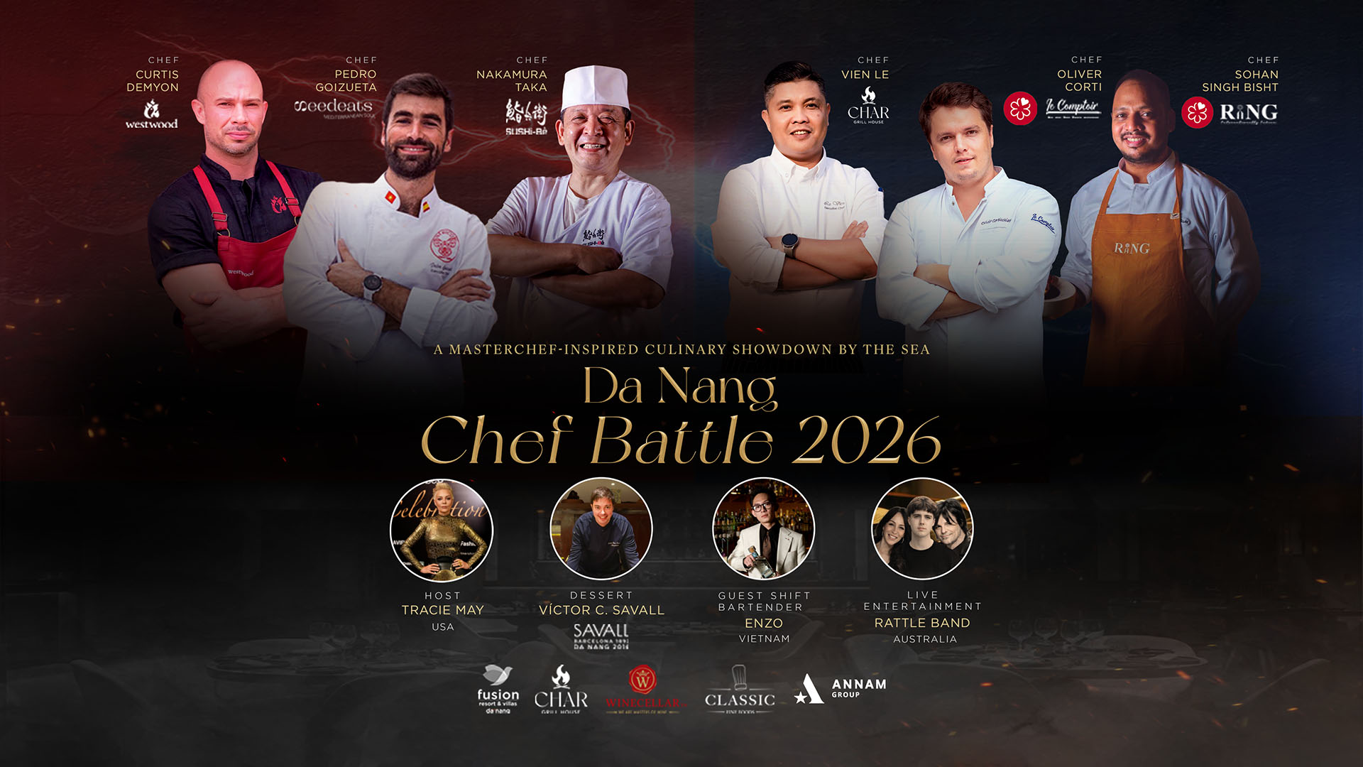 Da Nang Chef Battle 2026: Khi những đầu bếp tài năng hội tụ trong một đêm tranh tài