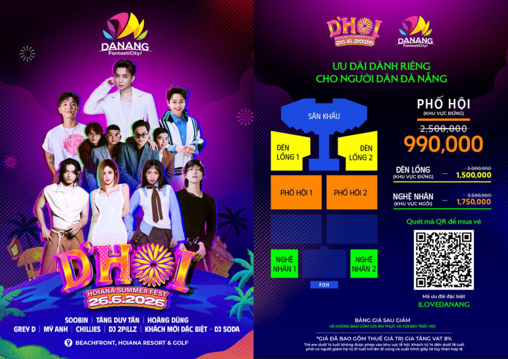 D’Hoi Summer Fest 2026 - Gợi ý trải nghiệm cuối tuần mùa hè tại Đà Nẵng 1