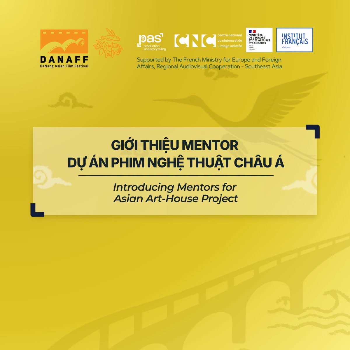 Giới thiệu các cố vấn Dự án phim nghệ thuật châu Á tại Vườn ươm Dự án DANAFF IV